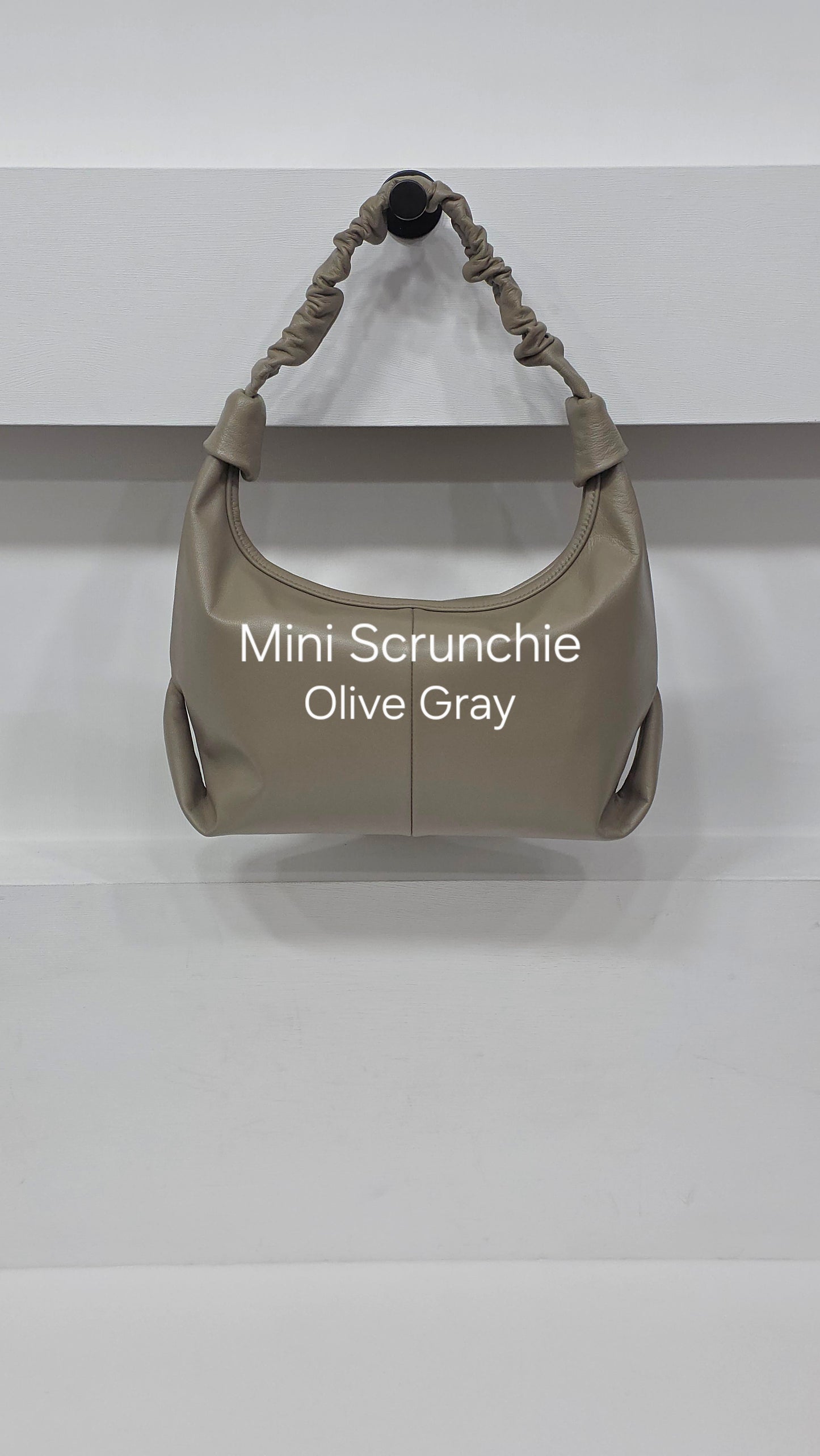 Mini Scrunchie Olive Gray