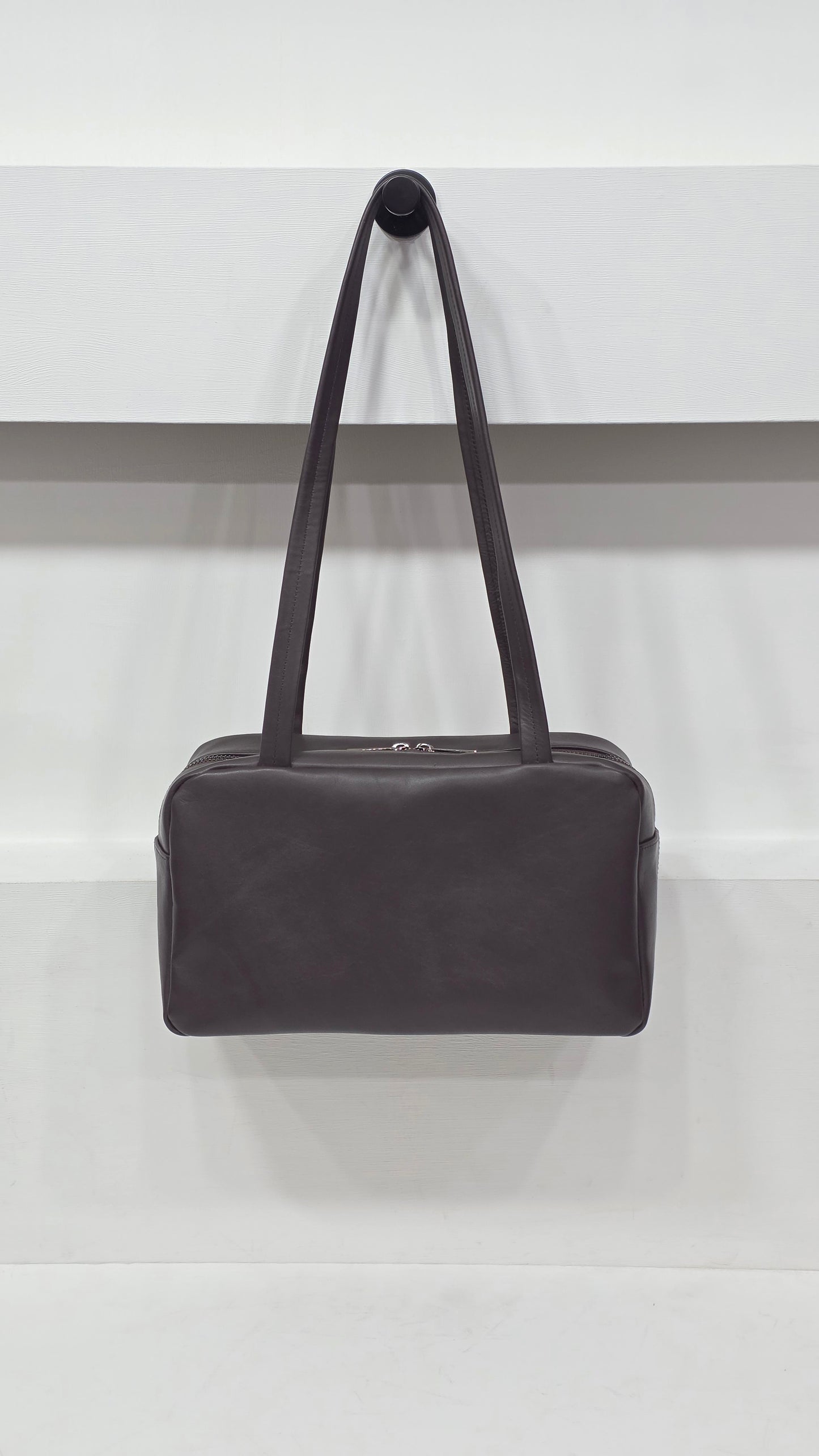 Flat Boston Mini Espresso Calf