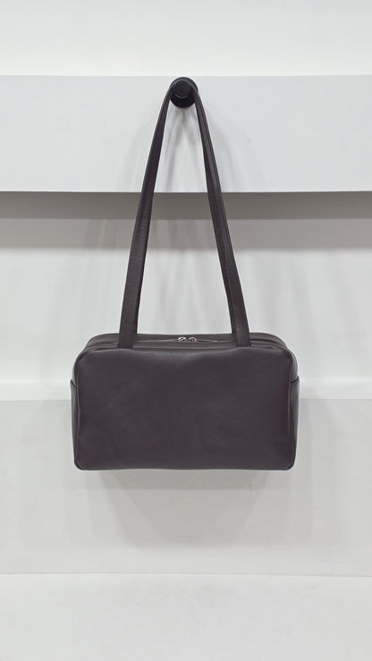 Flat Boston Mini Espresso Calf