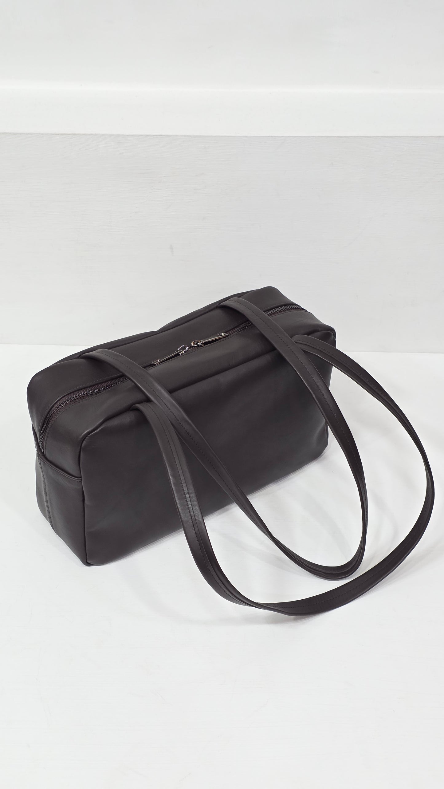 Flat Boston Mini Espresso Calf