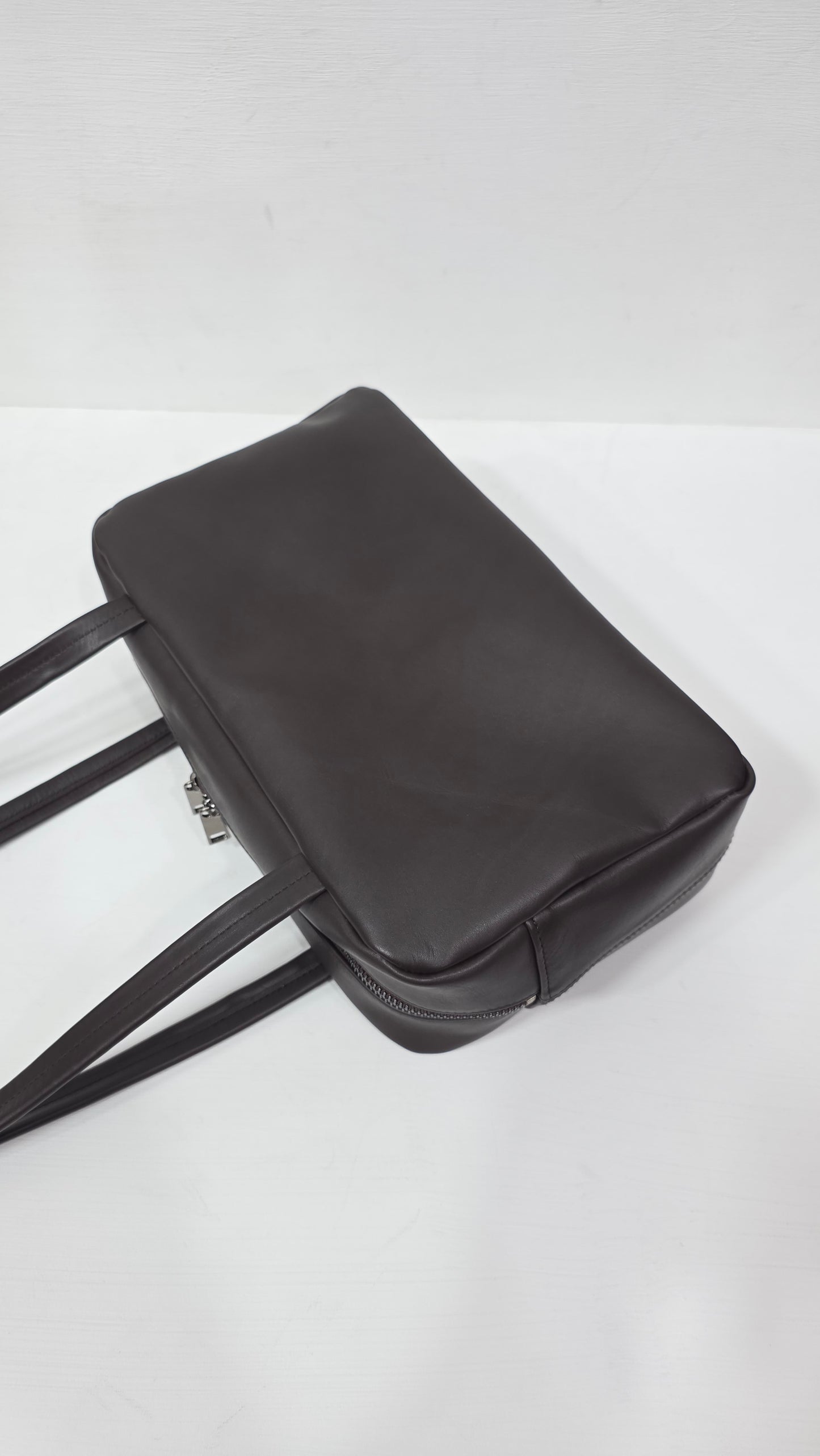 Flat Boston Mini Espresso Calf