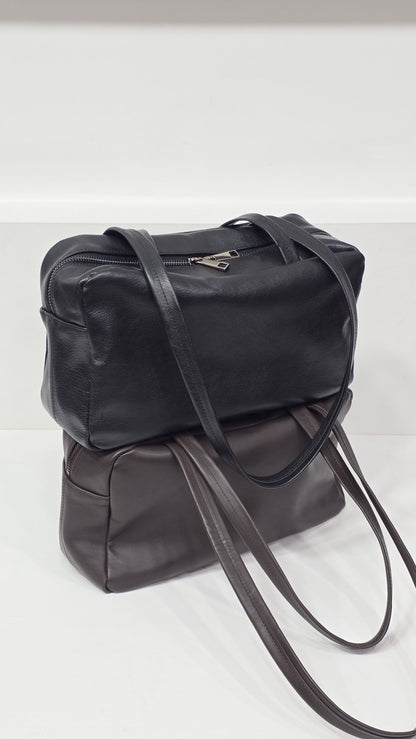 Flat Boston Mini Black