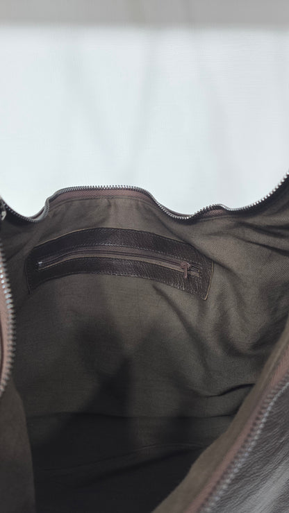 Arc Zip VTG Crystal Dark Brown