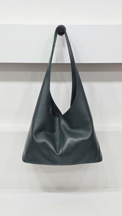 Deep Pine Green Lambskin Mini