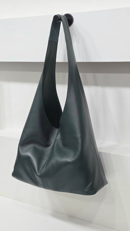 Deep Pine Green Lambskin Mini