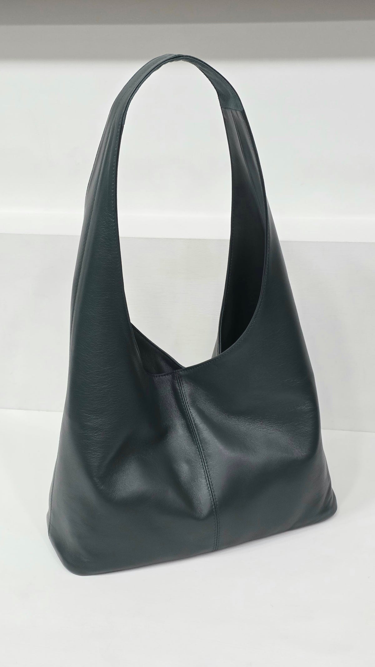 Deep Pine Green Lambskin Mini