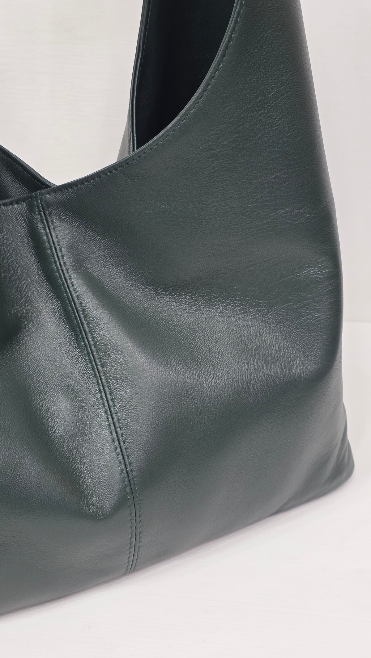 Deep Pine Green Lambskin Mini