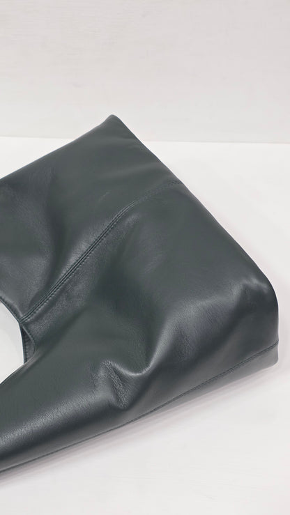 Deep Pine Green Lambskin Mini