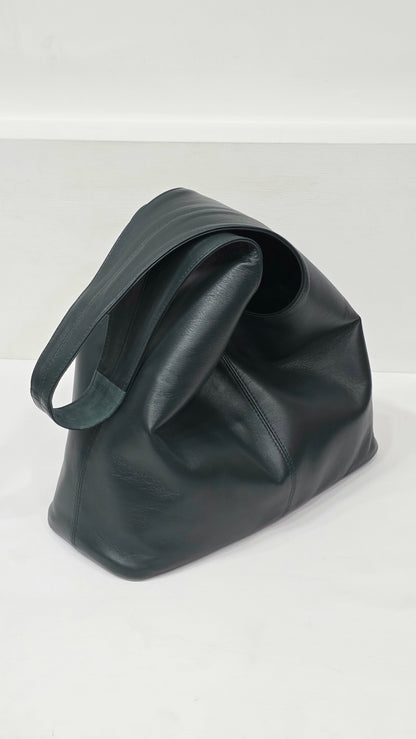 Deep Pine Green Lambskin Mini