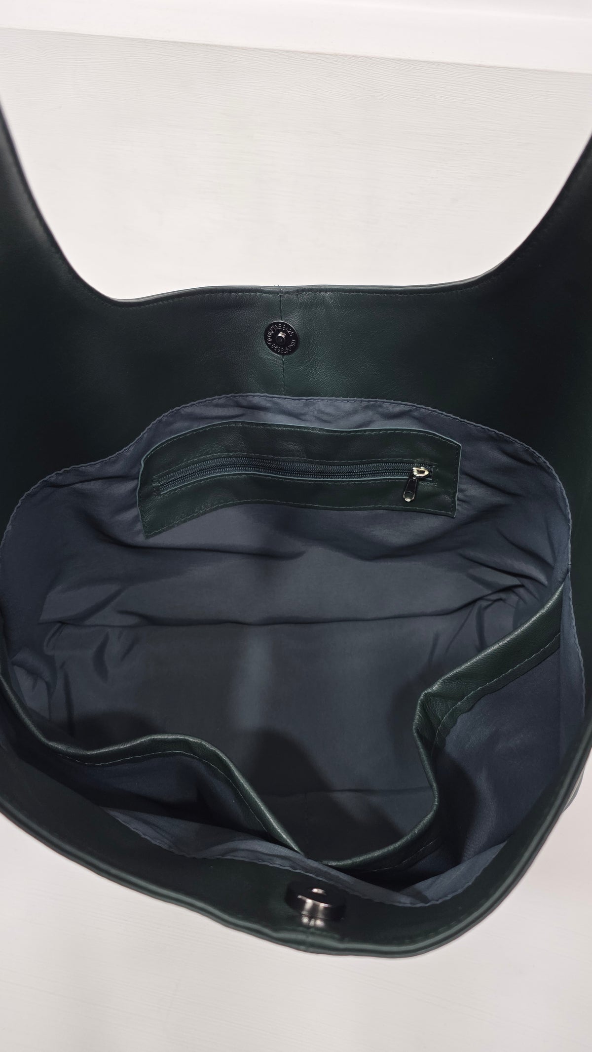 Deep Pine Green Lambskin Mini