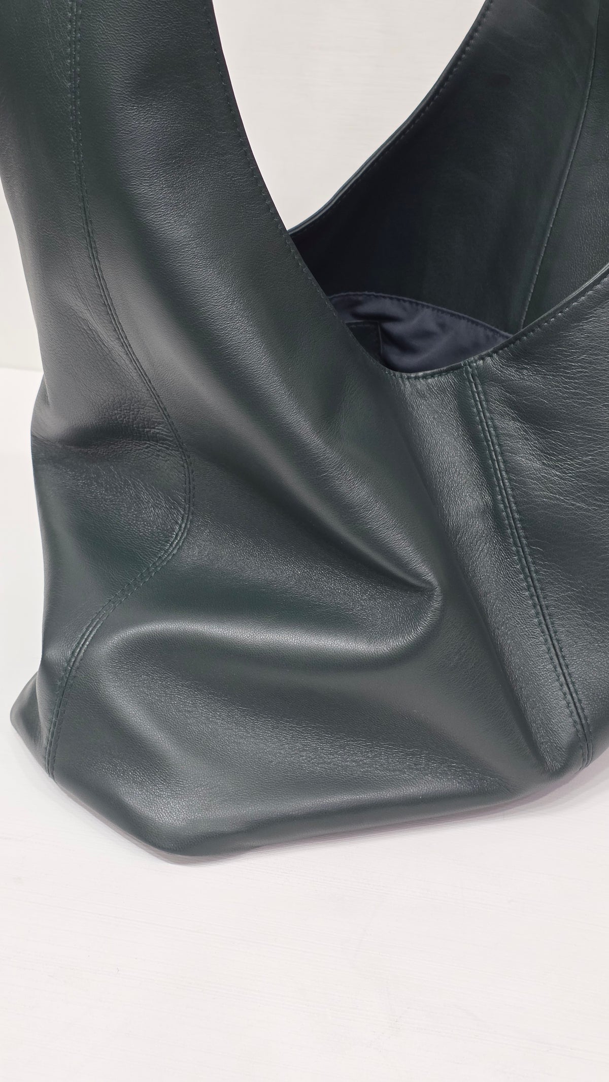 Deep Pine Green Lambskin Mini