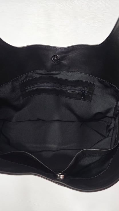 Metallic Black   Lambskin Mini