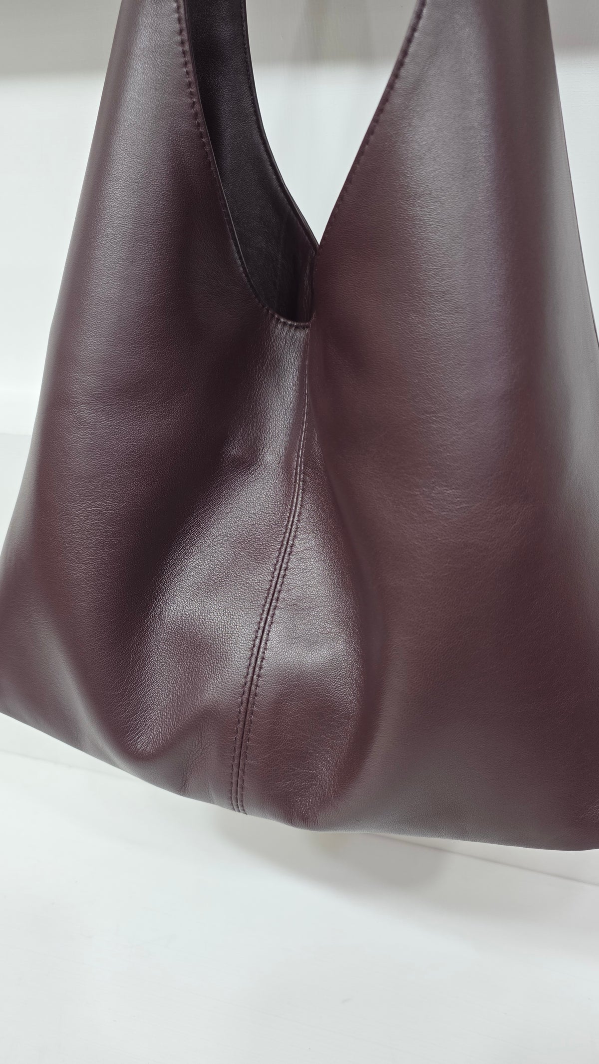 Dark Burgundy Lambskin Mini