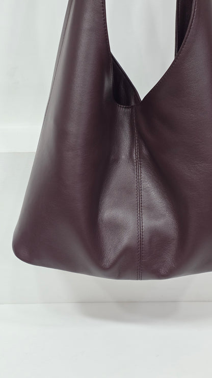 Dark Burgundy Lambskin Mini