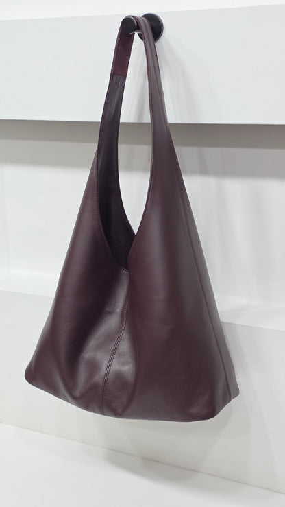 Dark Burgundy Lambskin Mini