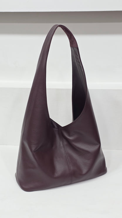 Dark Burgundy Lambskin Mini