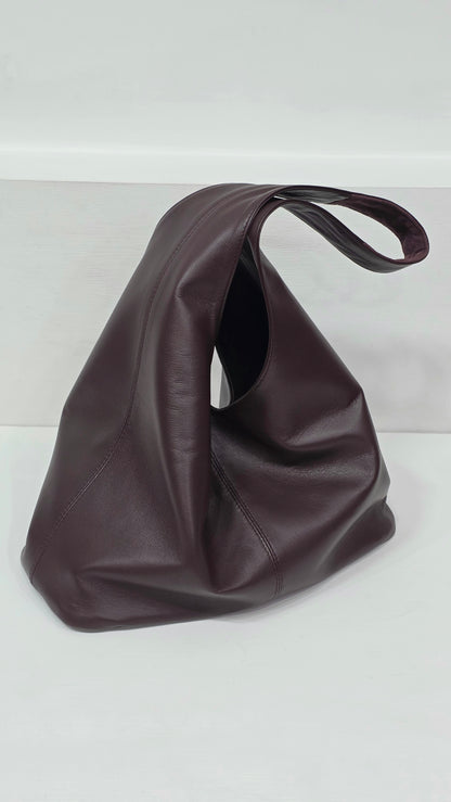 Dark Burgundy Lambskin Mini
