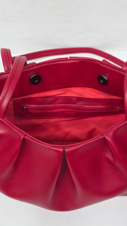 Mandu Bag Deep Berry Red
