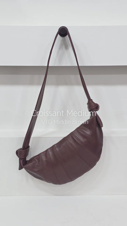 Croissant Medium VTG Middle Brown