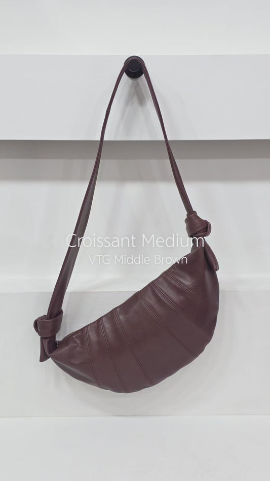 Croissant Medium VTG Middle Brown