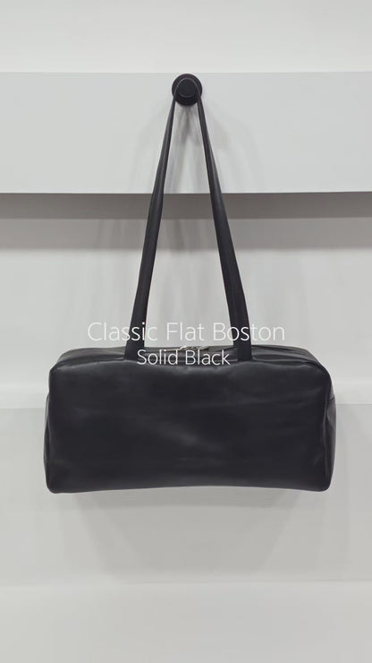 Classic Flat Boston Solid Black