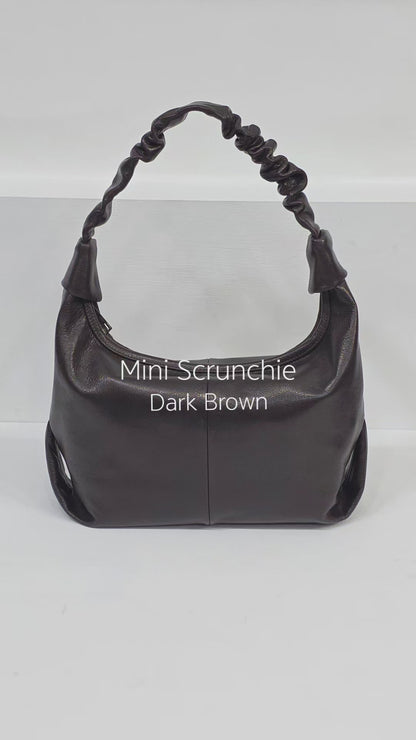 Mini Scrunchie Dark Brown