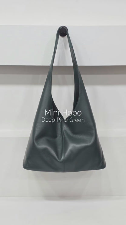 Deep Pine Green Lambskin Mini