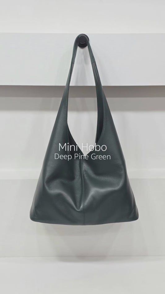Deep Pine Green Lambskin Mini