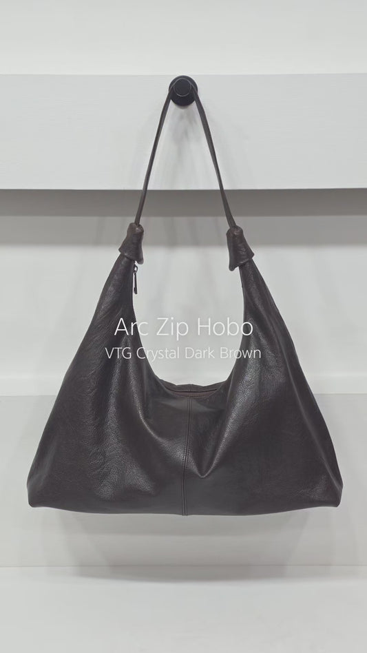 Arc Zip VTG Crystal Dark Brown