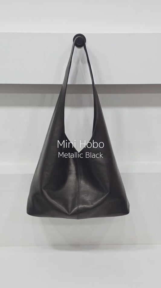 Metallic Black   Lambskin Mini